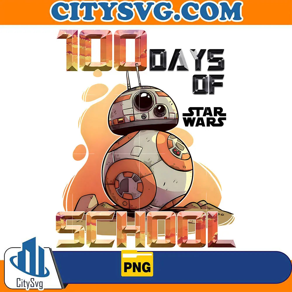 100DayOfSchoolBB8StarWarsPng