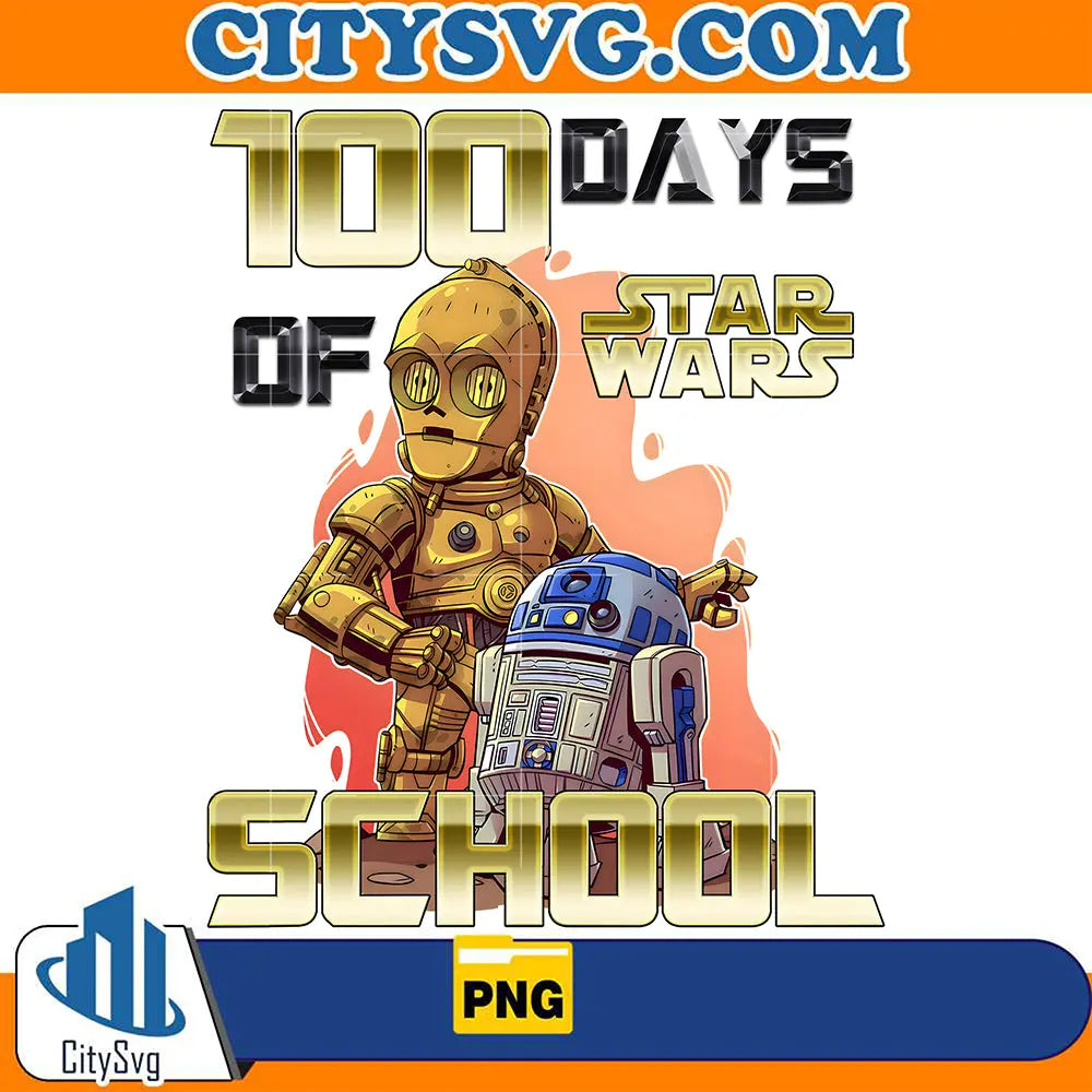 100DayOfSchoolC3POAndR2D2Png