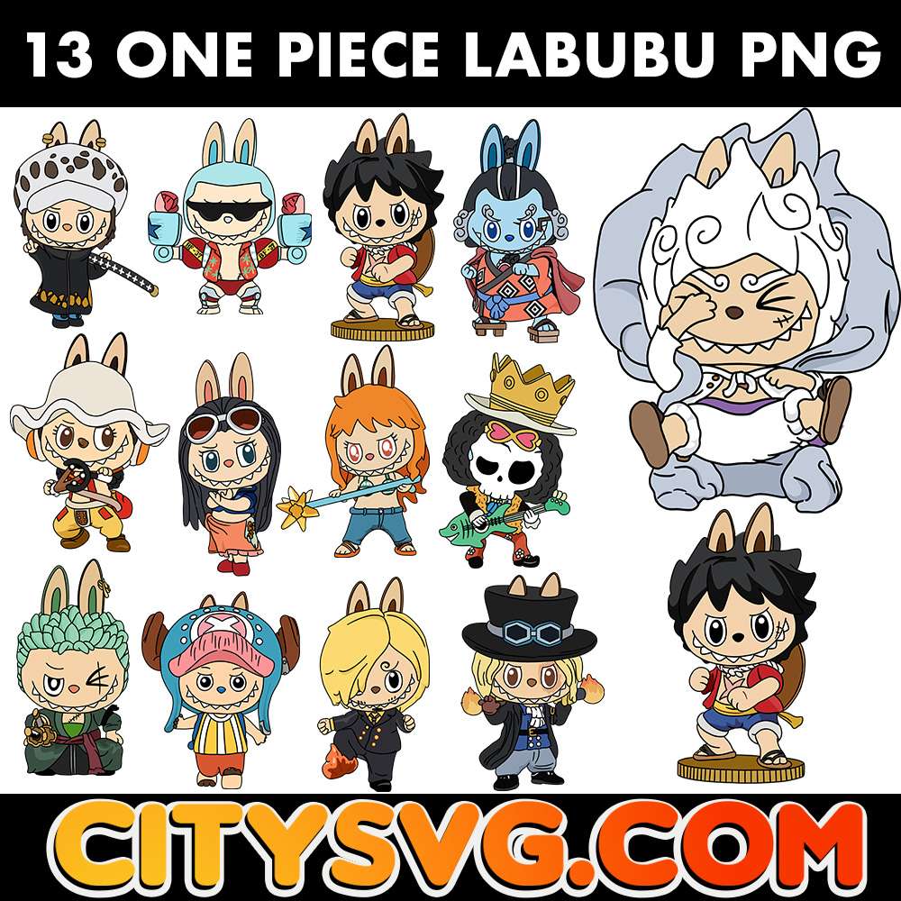 13-One-Piece-Labubu-Png-Bundle-Cute-Chibi-Anime-Characters-Clipart-Png