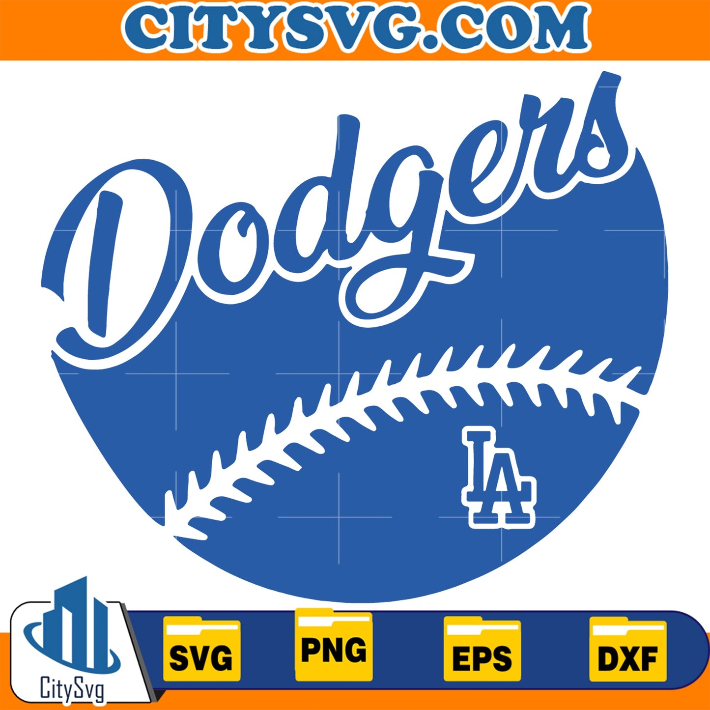 Los Angeles Dodgers Svg CitySvg