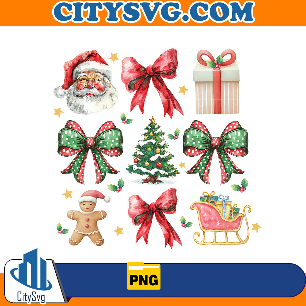 Santa Coquette Christmas Png CitySvg