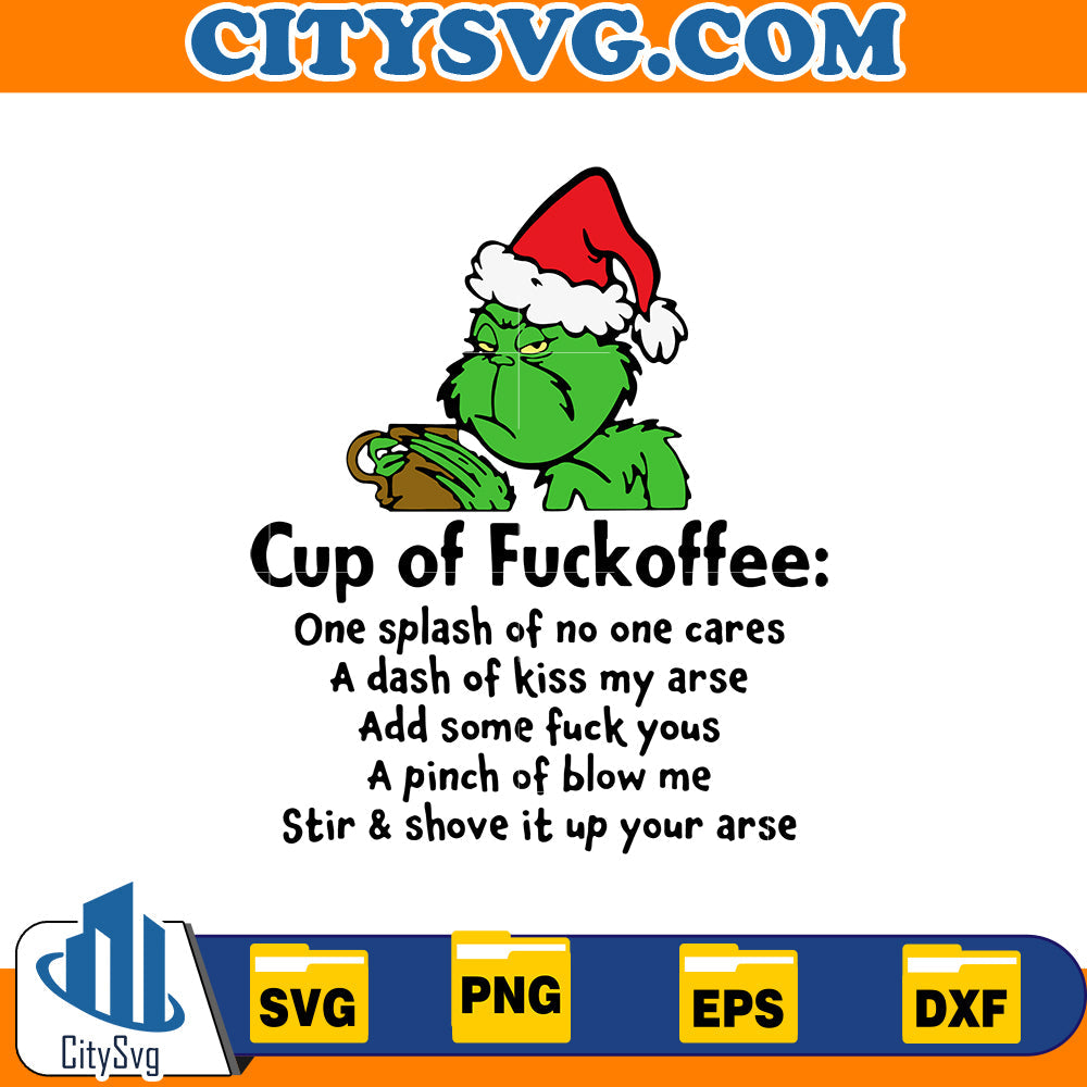 Cup of fuckoffee Svg CitySvg