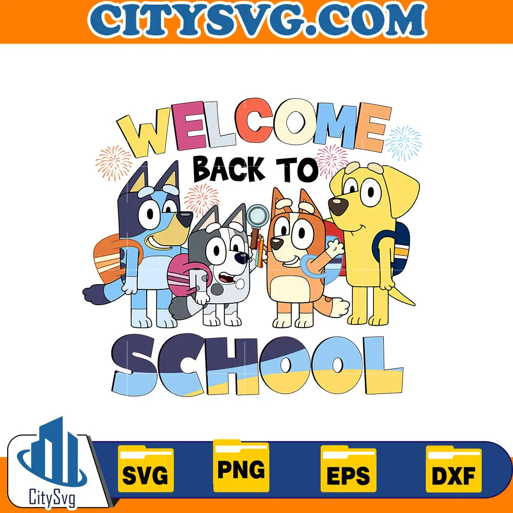 Welcome back to school svg CitySvg