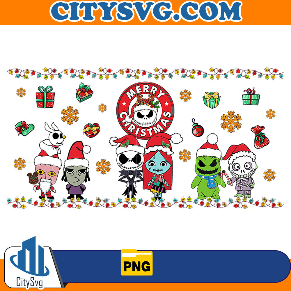 Merry Christmas Glass Can Png CitySvg