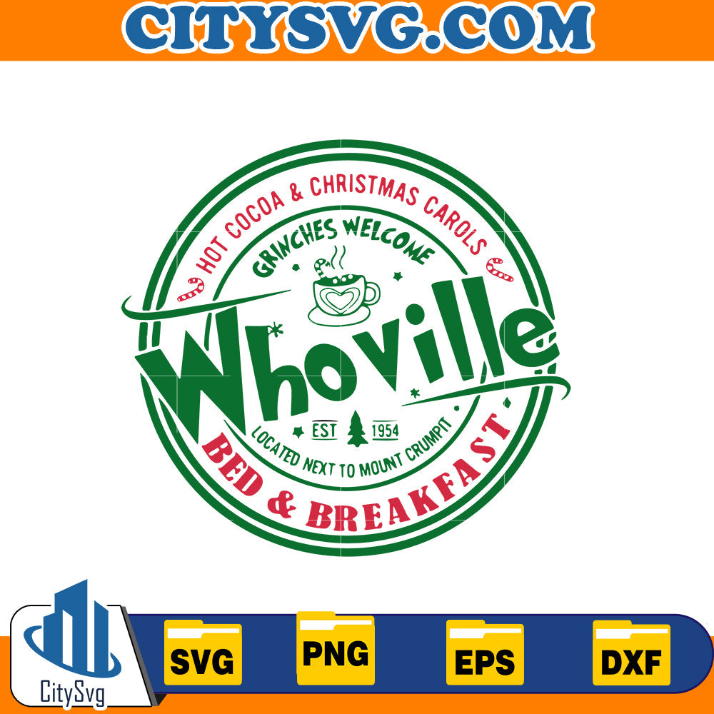 Grinches welcome whoville Svg CitySvg