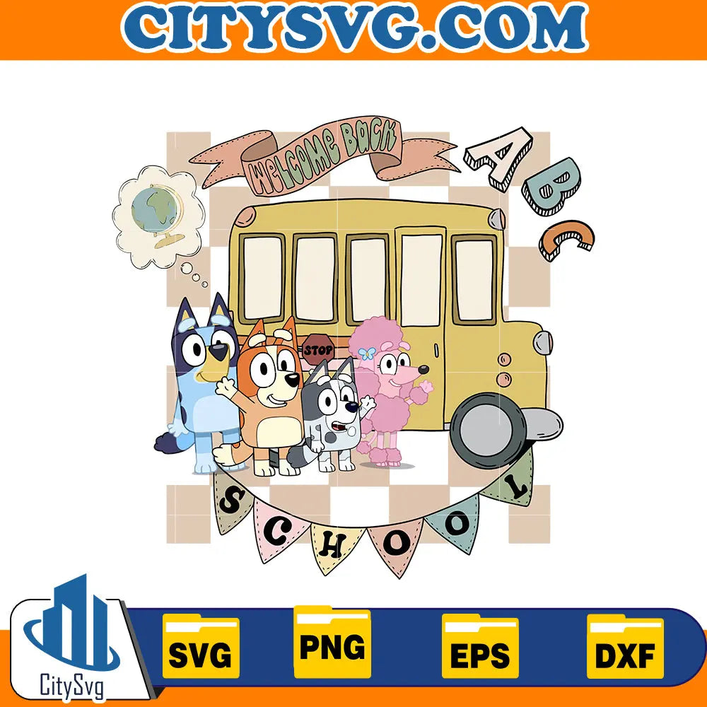 Welcome back school svg CitySvg