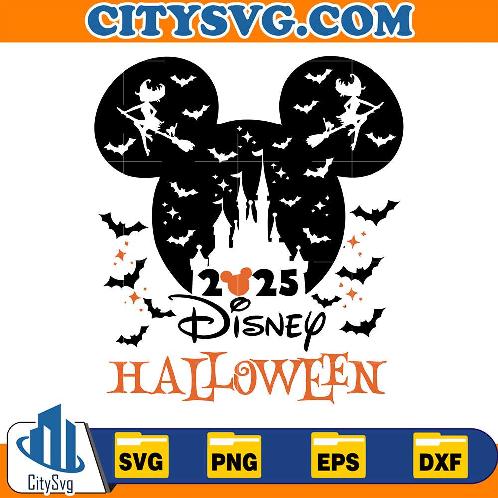 2025-Disney-Halloween-Mickey-Svg