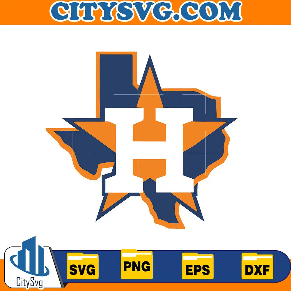 Houston astros svg, Baseball Svg CitySvg