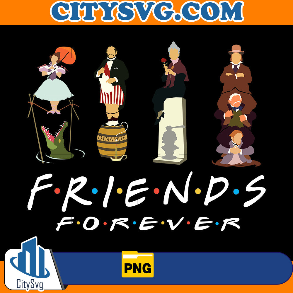 Haunted Mansion Friends Forever Png CitySvg