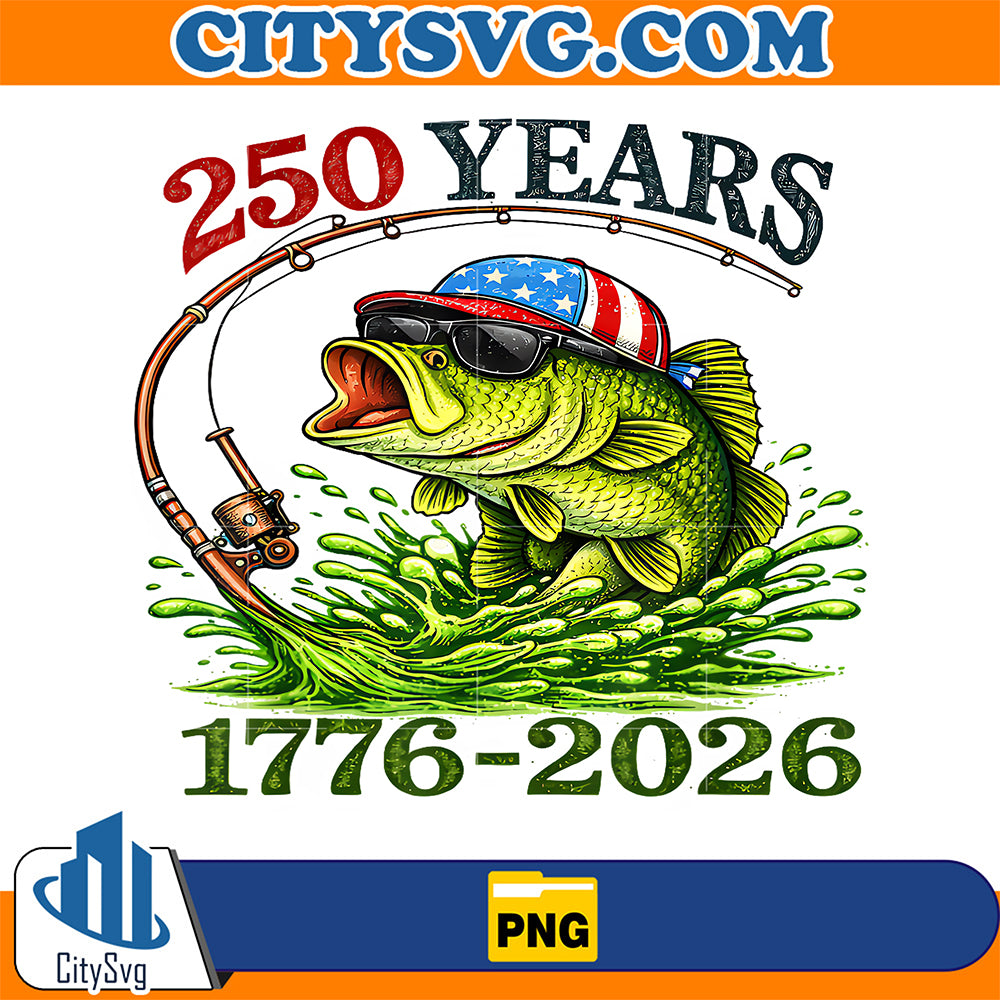 250-Years-1776-2026-Bass-Fishing-250th-Anniversary-4th-July-Png