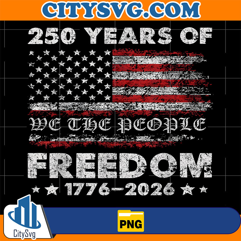 250-Years-American-Flag-Anniversary-USA-250th-Birthday-Png