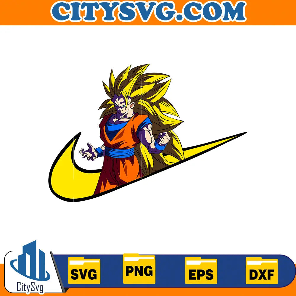 Goku Super Saiyan 3 Ni ke Svg CitySvg
