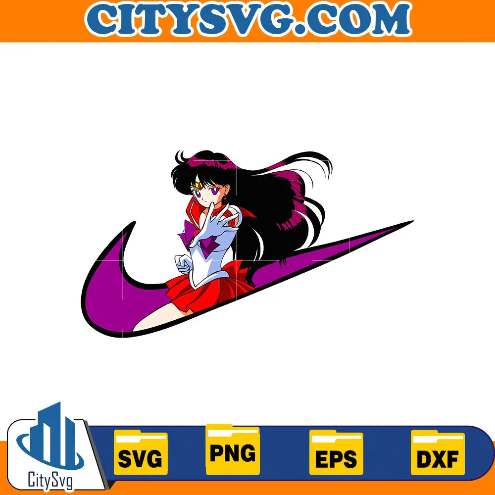 Sailor Mars Ni ke SVG CitySvg