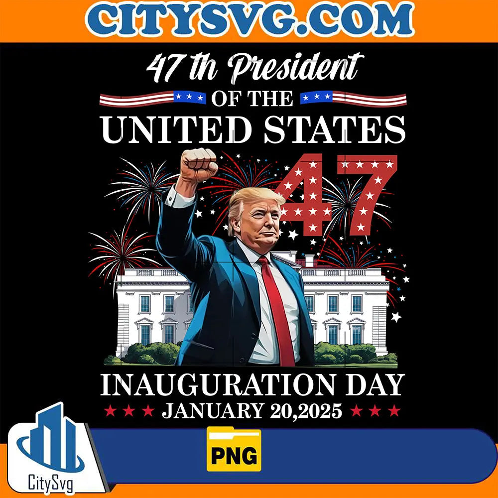 47thPresidentOfTheUnitedStatesInaugurationDayJanuary202025TrumpPng