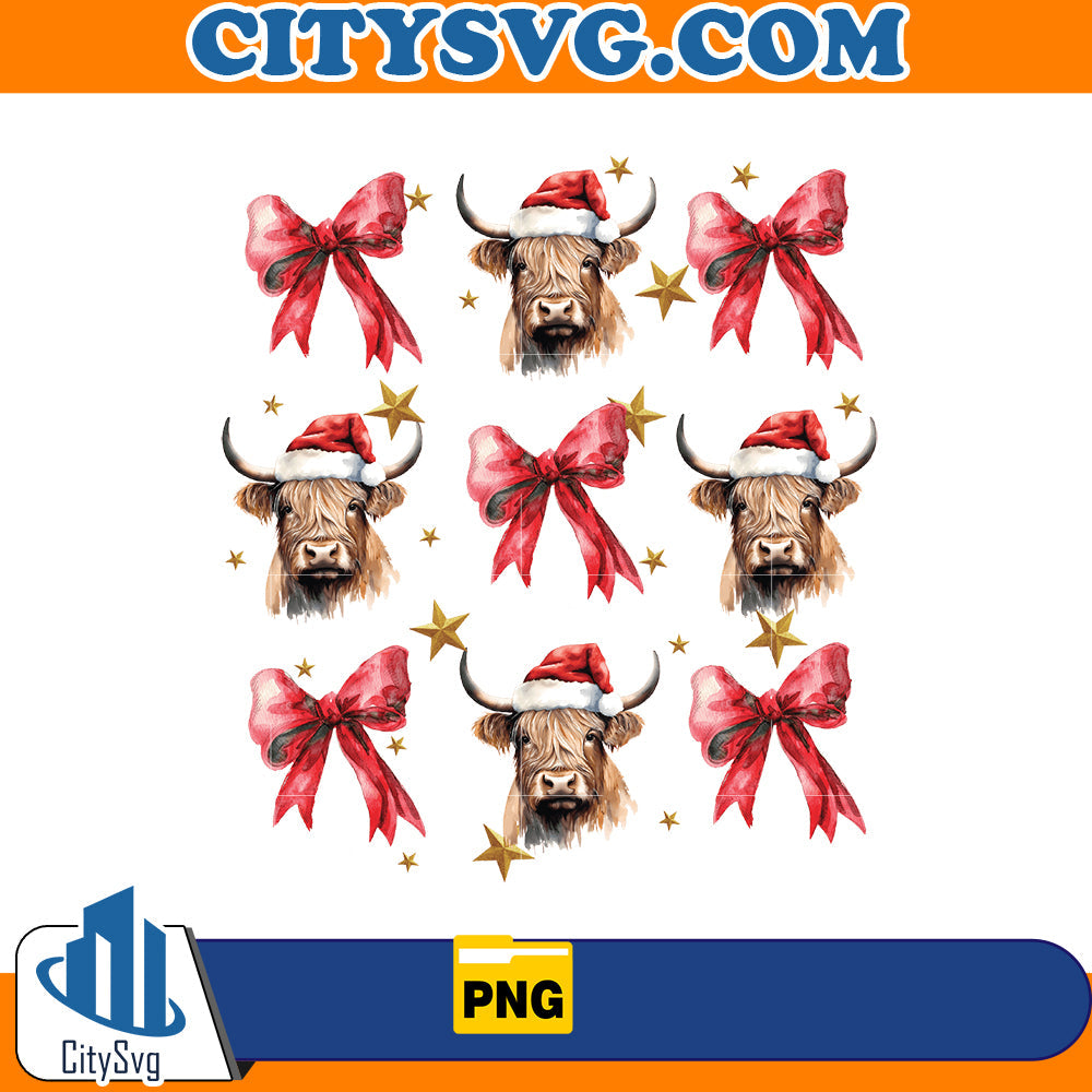 Coquette Cowgirl Christmas Png CitySvg