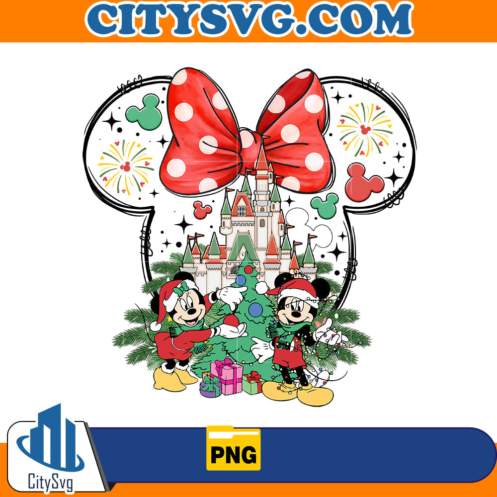 Mickey Minnie Christmas Png CitySvg