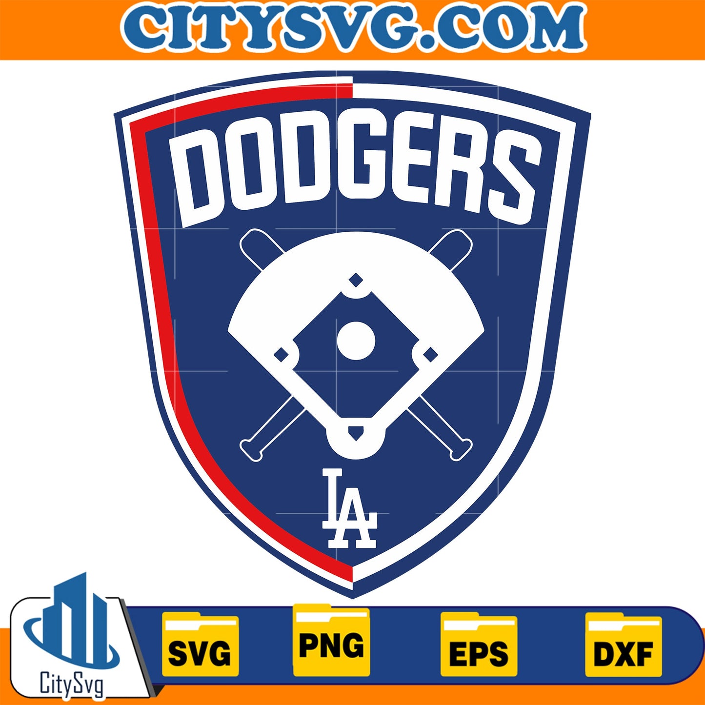 Los Angeles Dodgers Svg CitySvg