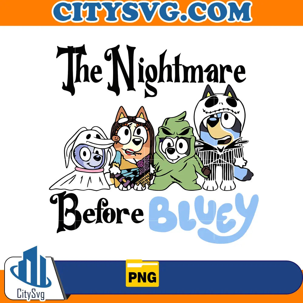 The Nightmare Before Bluey Png