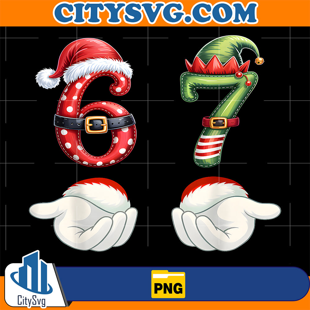 67-Christmas-Pajamas-Six-Seven-Meme-67-Elf-Santa-Xmas-Png
