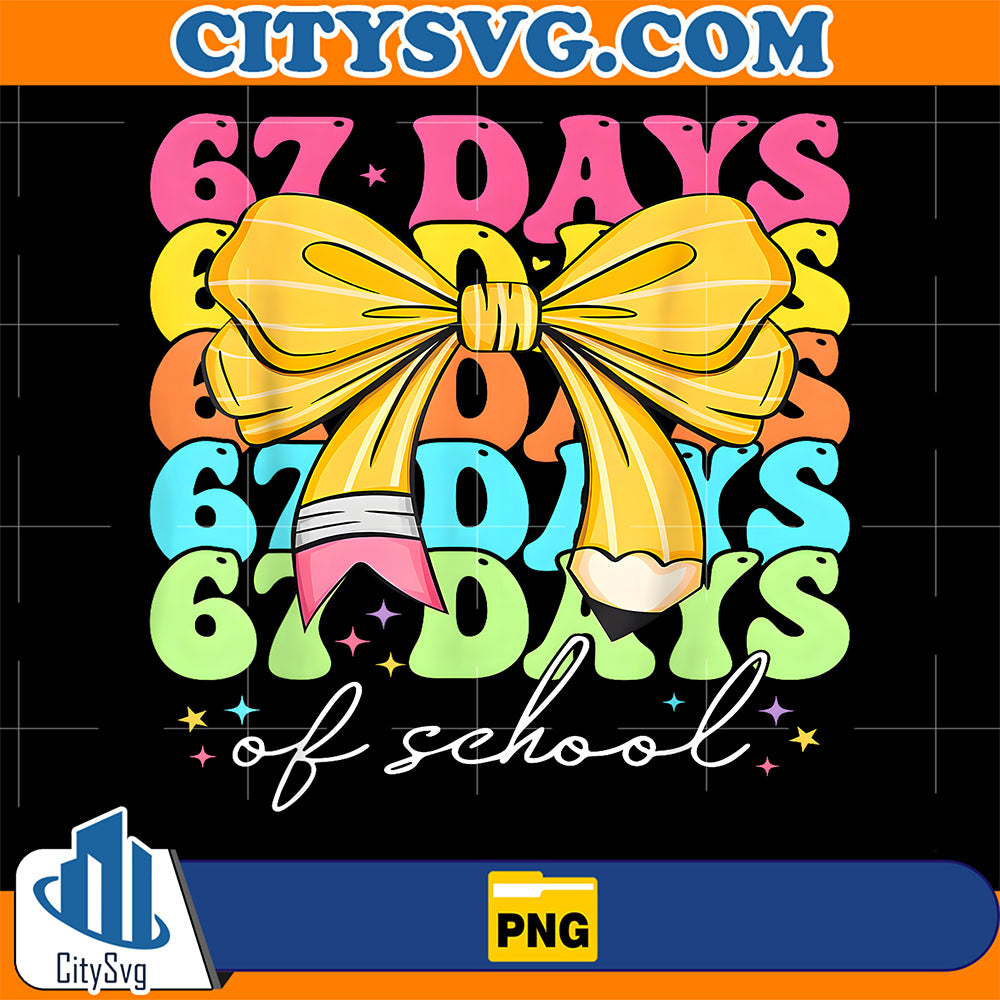 67-Days-of-School-Girls-Coquette-Bow-67th-Day-of-School-Png-1