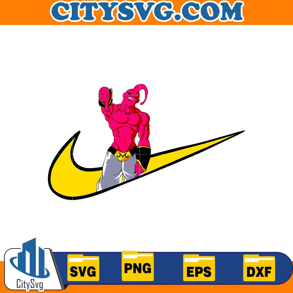 Majin Buu Nike Svg CitySvg