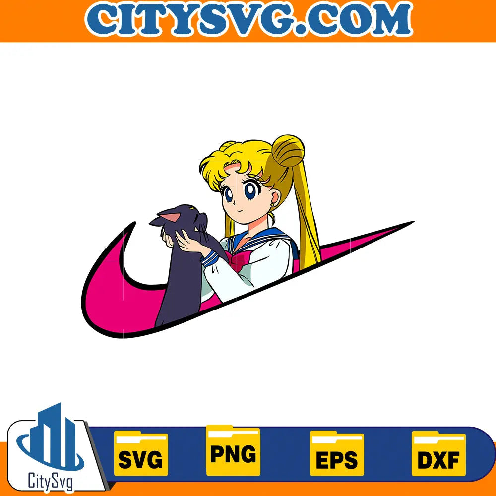 Sailor Moon Ni ke SVG CitySvg