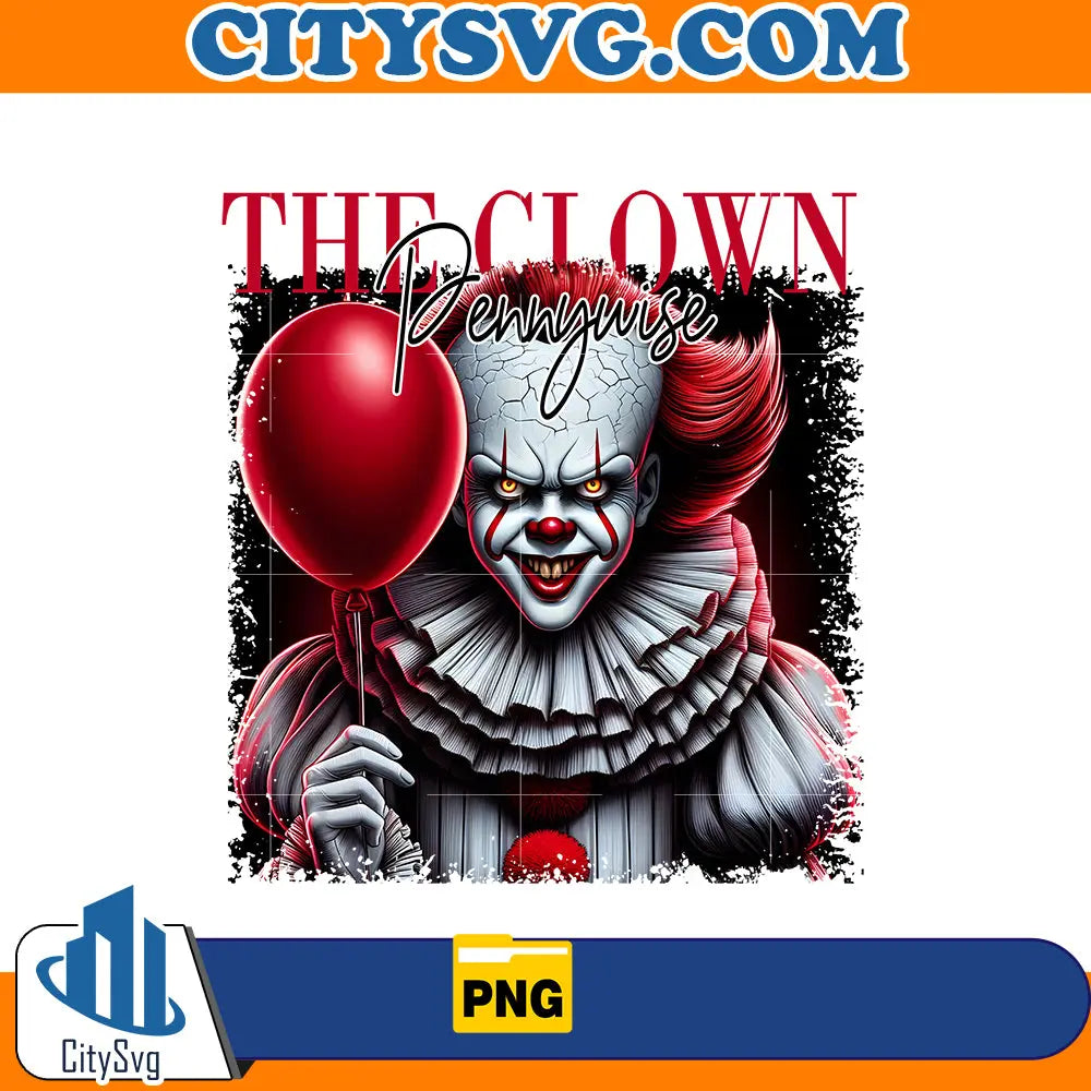 The Clown Pennywise png CitySvg