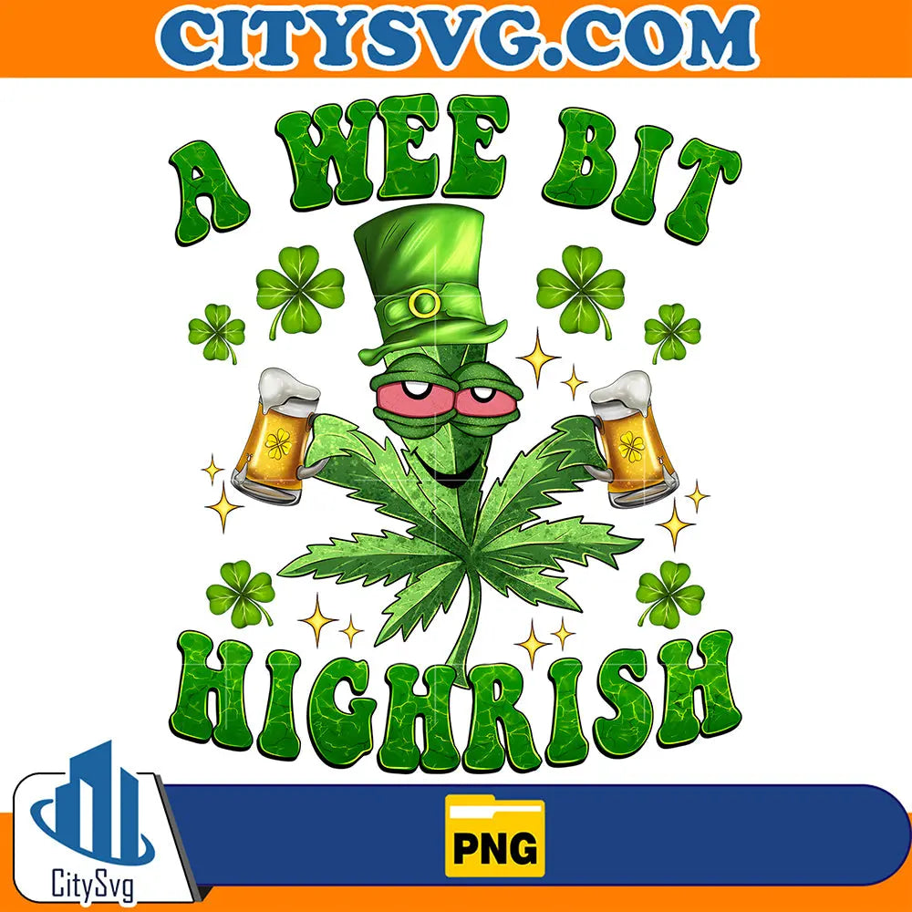 AWeeBitHighrishStPatricksDayPng