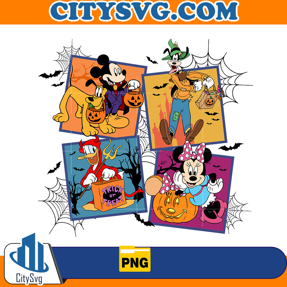 Mickey's Friends Hallween Png CitySvg