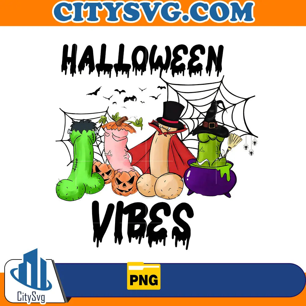 Adult Halloween vibes Png CitySvg