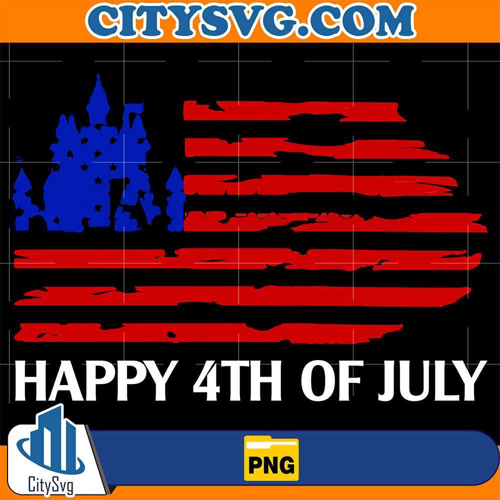 America-Flag-Happy-4th-Of-July-Png