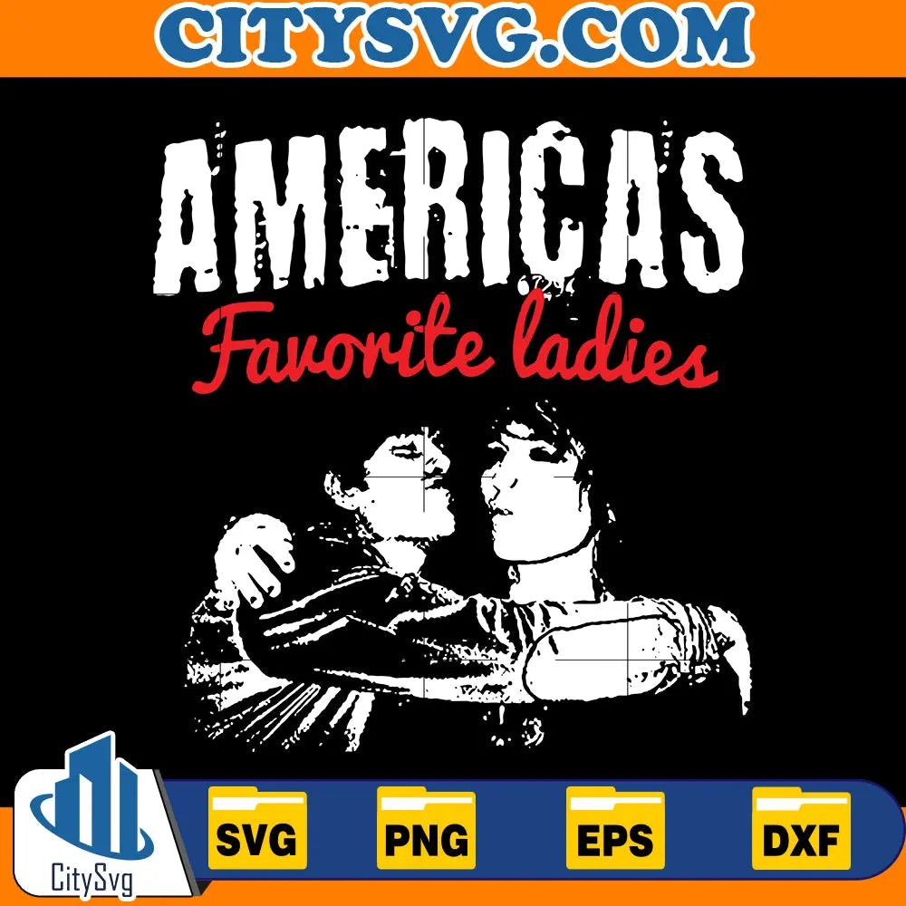 America's Favorite Ladies Svg CitySvg