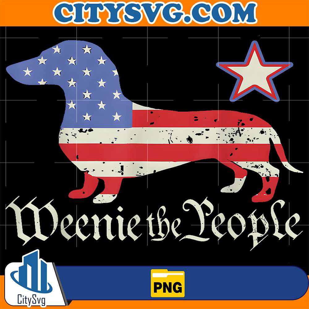 American-4th-Of-July-Dachshund-Lover-Weenie-The-People-Png
