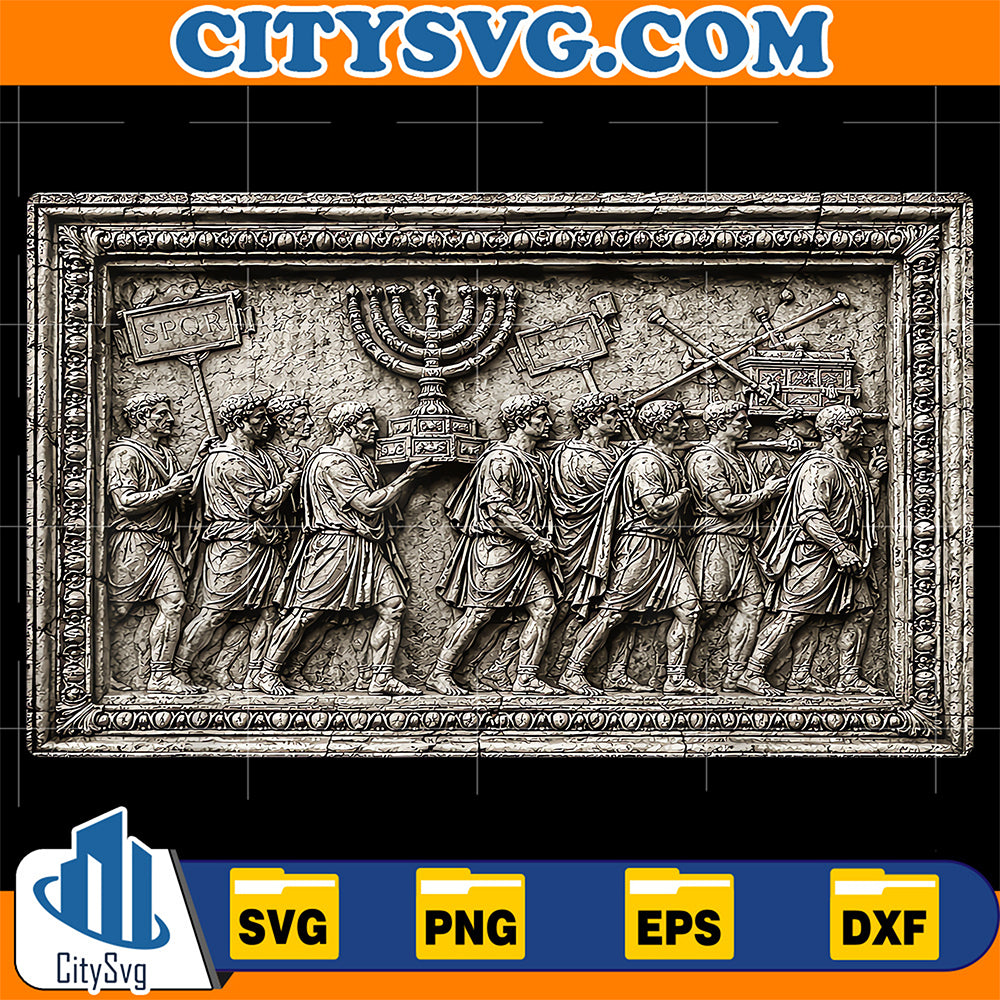 Archof-Titus-Ancient-Rome-History-Svg