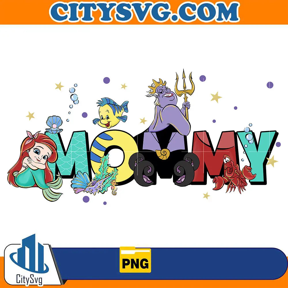 ArielPrincessMommyPng