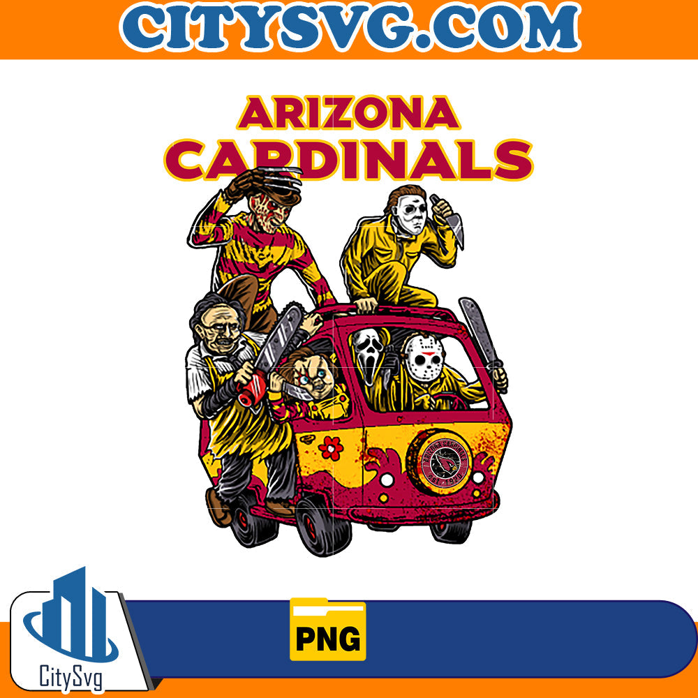 Arizona American Football Horror Killer Halloween Png CitySvg