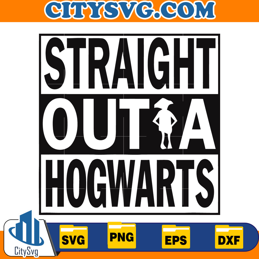 Straight outa hogwarts Svg CitySvg