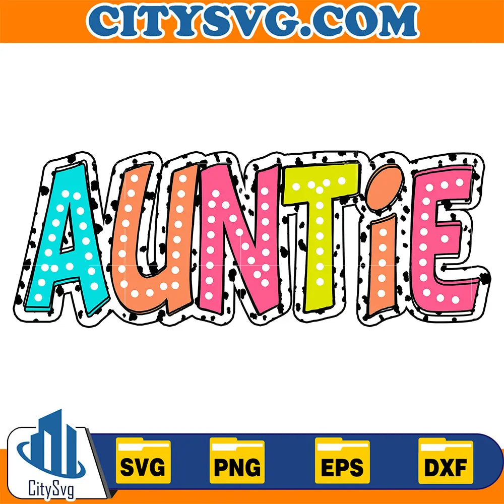 AuntieBrightDoodleDalmatianDotsSvg