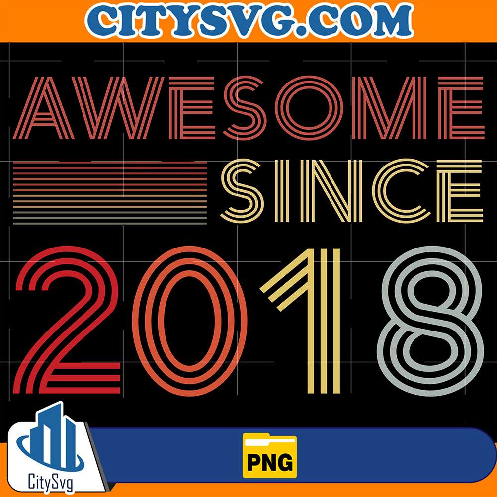Awesome-Since-2018-Png