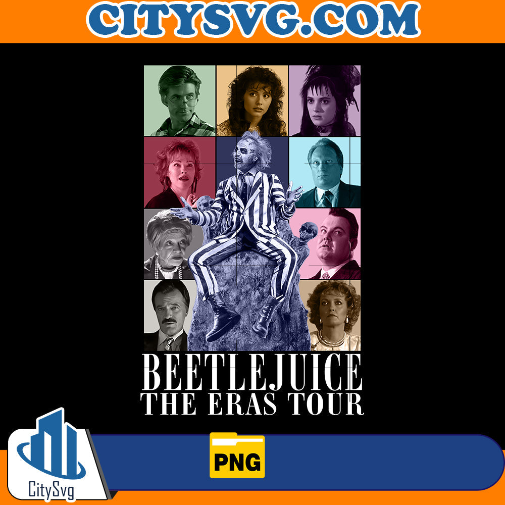 Beetlejuice style The Eras Tour Png CitySvg