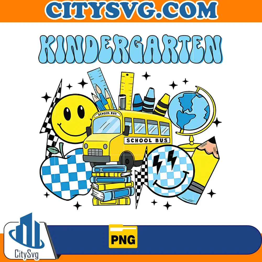 Kindergarten Png, Back to school Png CitySvg