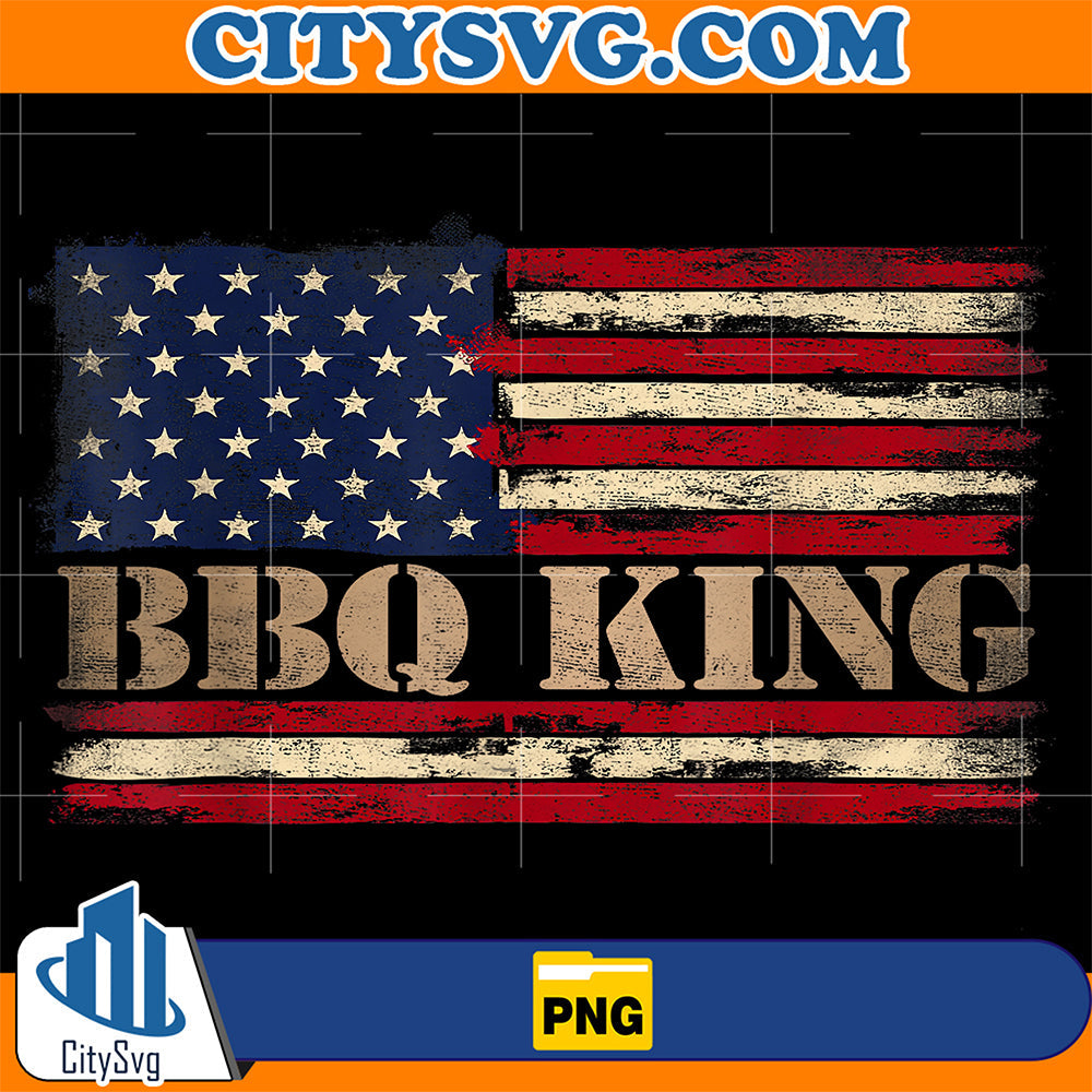 BBQ-King-Retro-USA-Flag-Father-s-Day-Bold-Text-Dad-Papa-Png