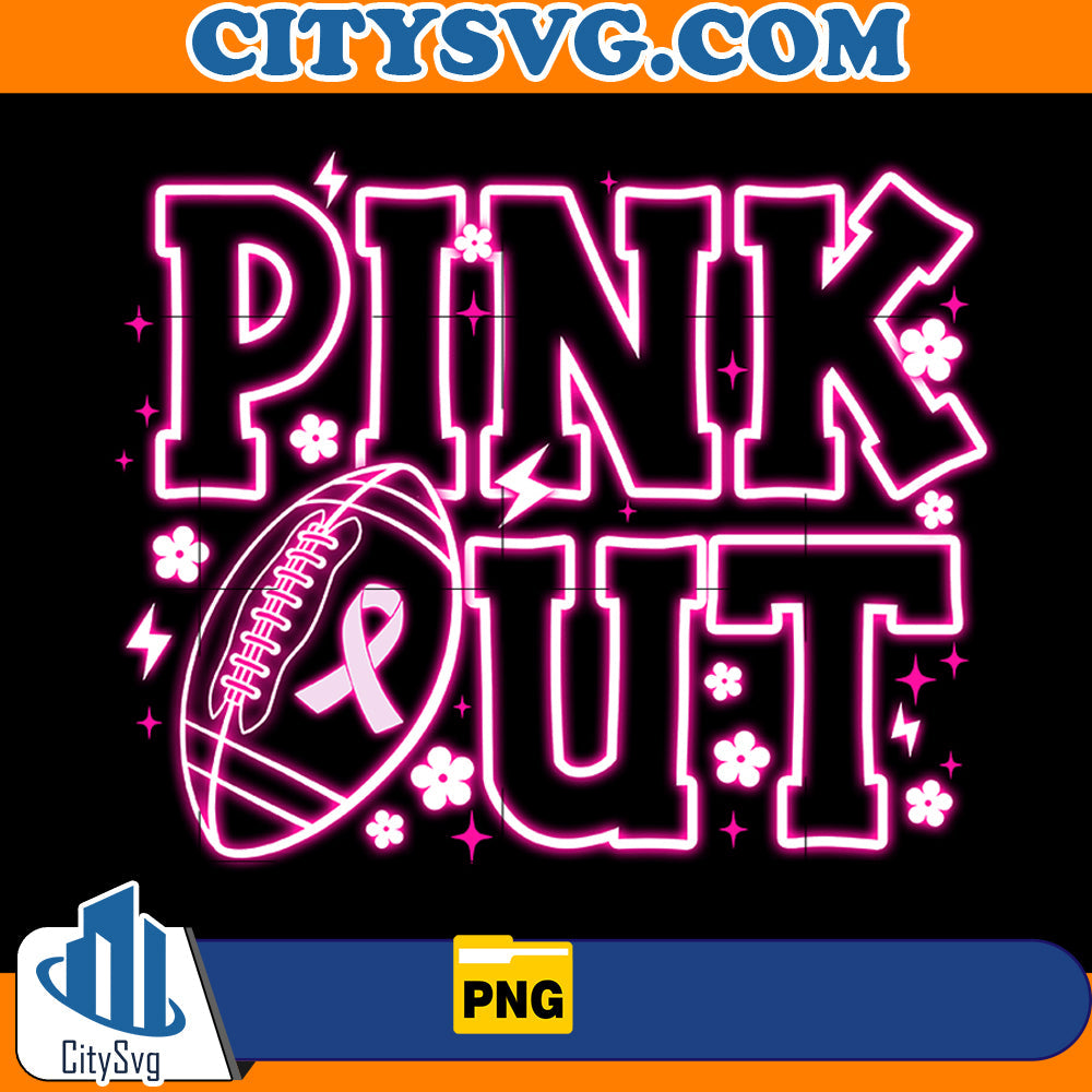 Neon Pink Out Png CitySvg