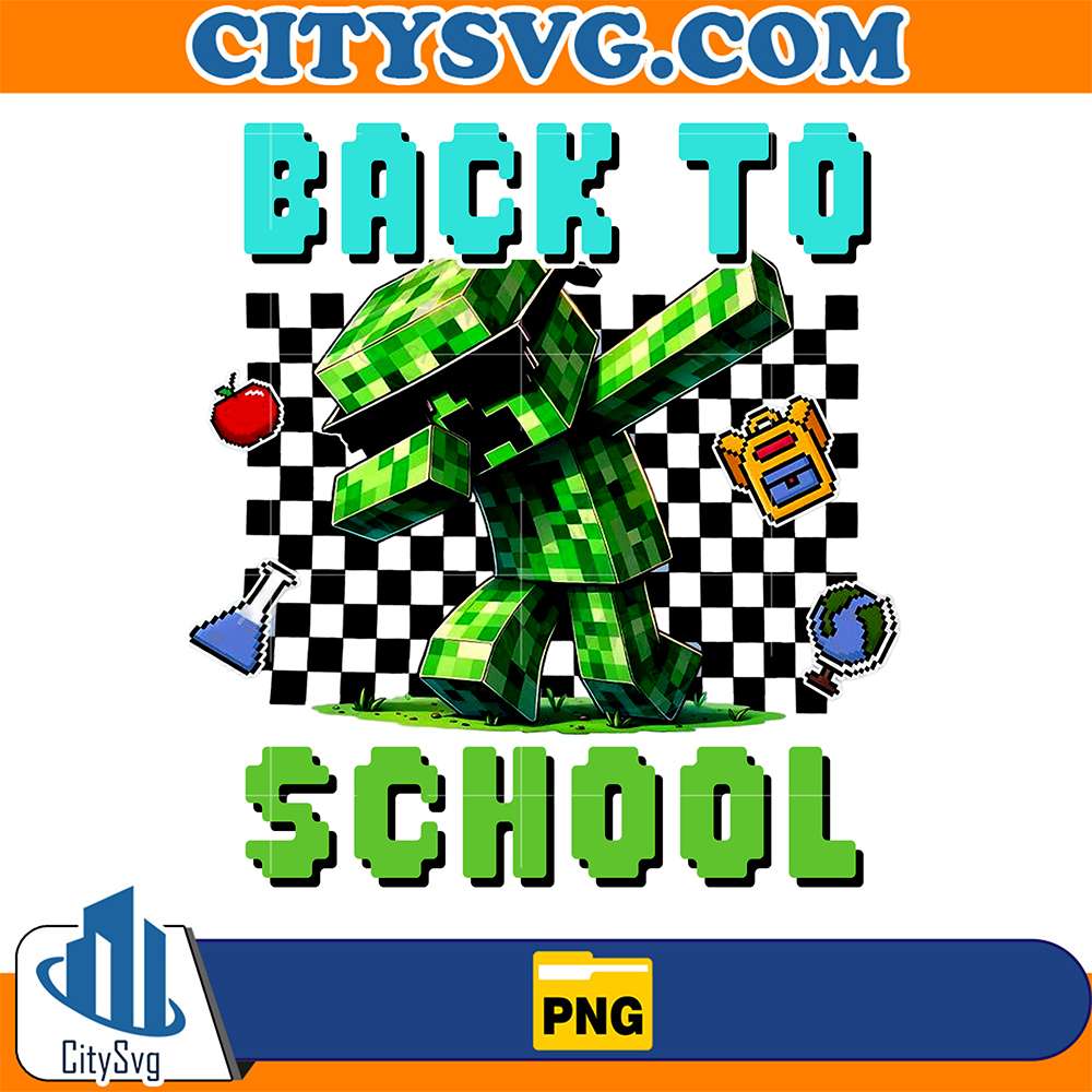 Back-To-School-Minecraft-Gamer-Png