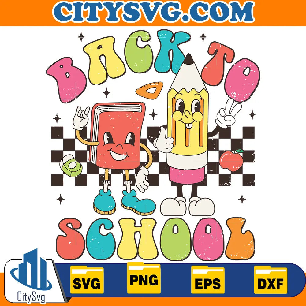 Back to School Svg CitySvg