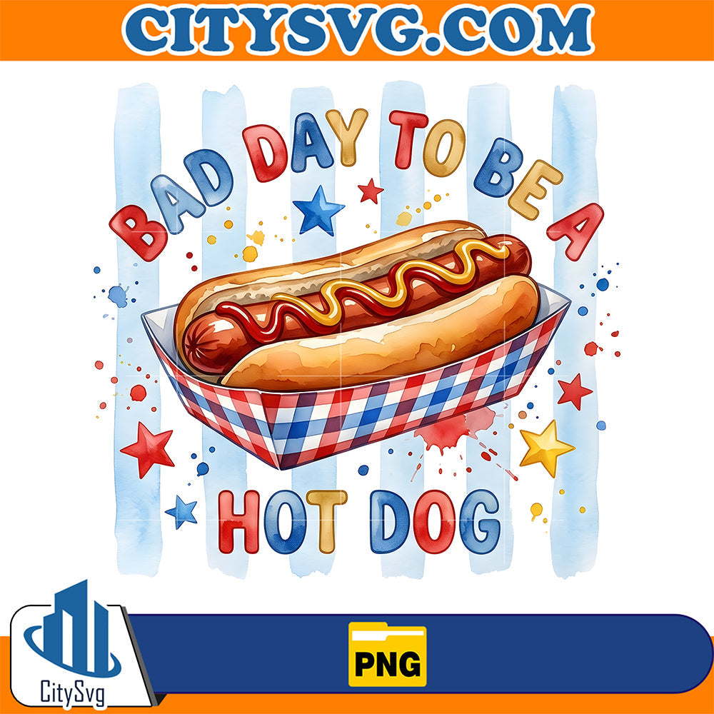 Bad-Day-To-Be-A-Hot-Dog-Png-1