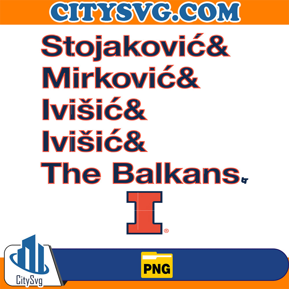 Balkan Bloc Illinois Basketball Png CitySvg