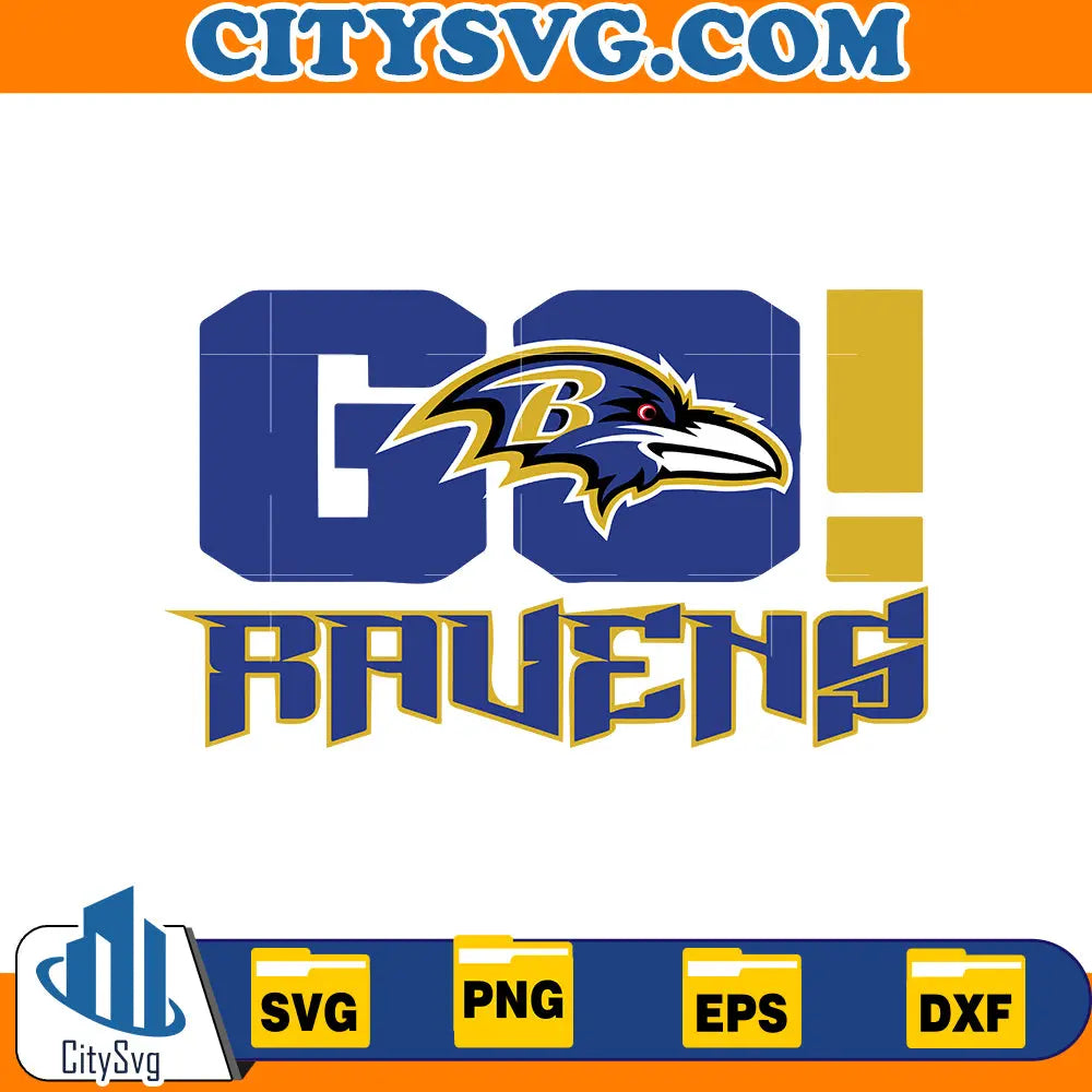 Go Ravens svg CitySvg