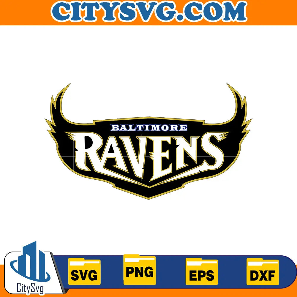 Baltimore Ravens svg CitySvg