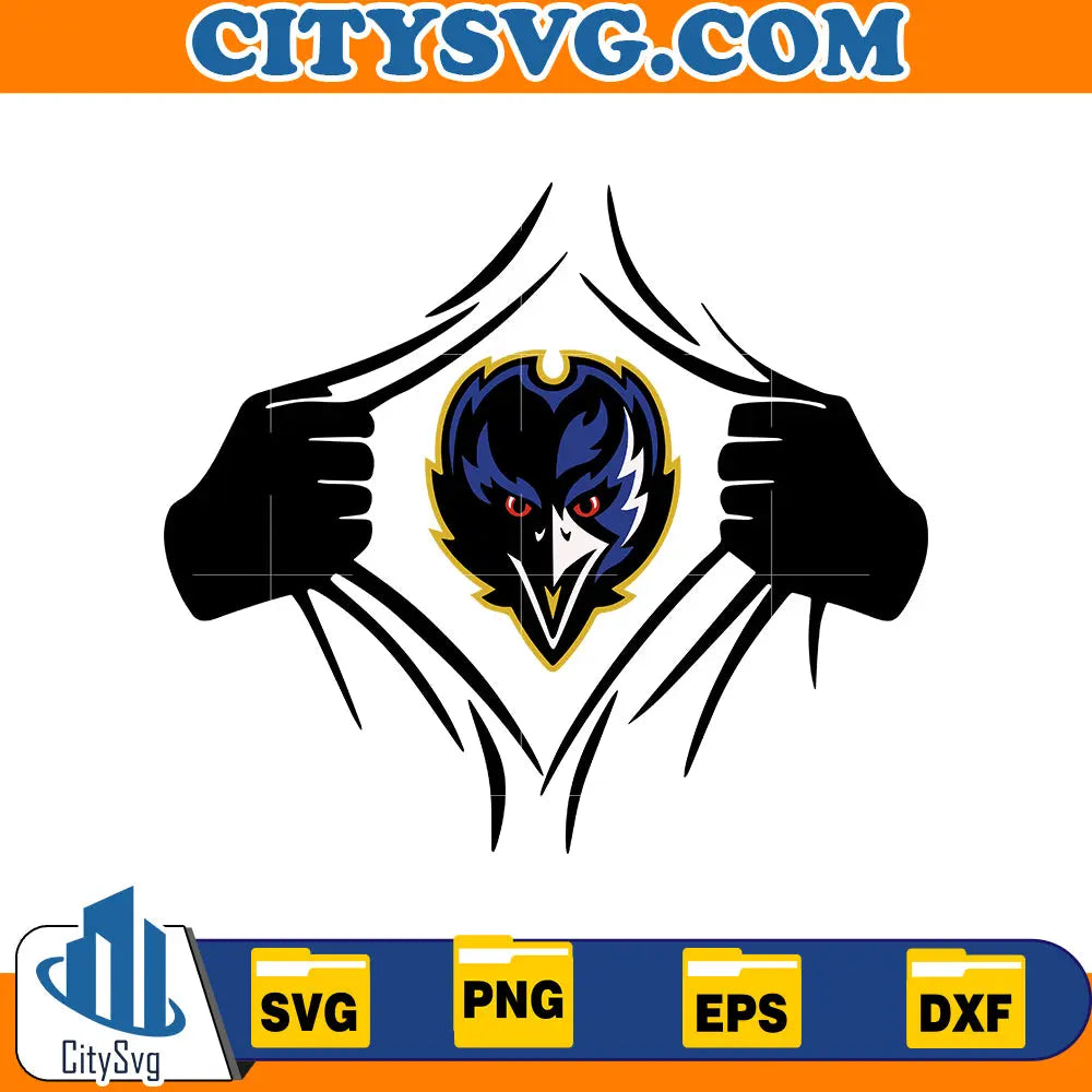 Baltimore Ravens svg CitySvg